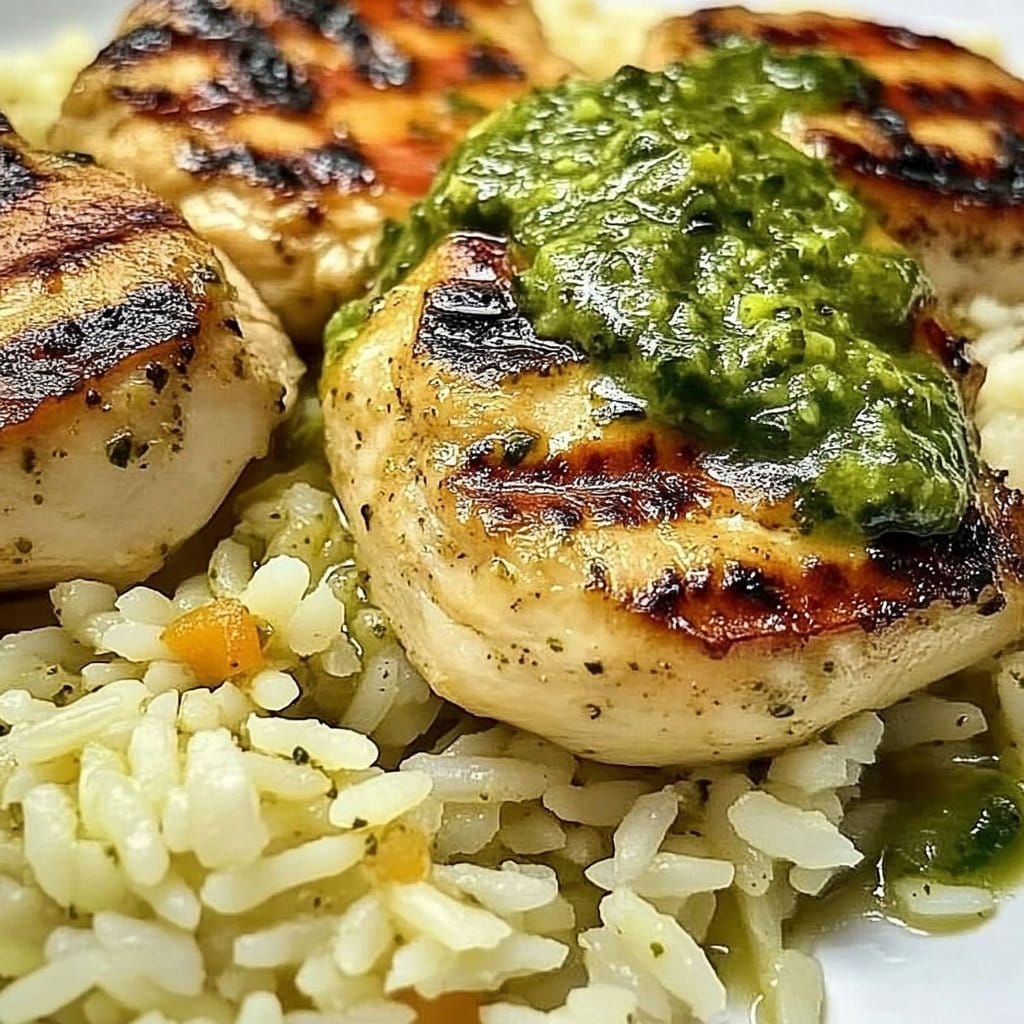 Easy Peruvian Chicken And Rice with Green Sauce Bliss