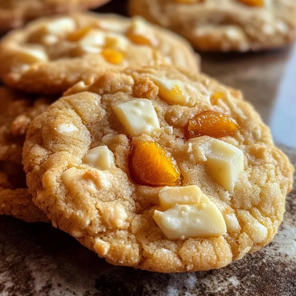 Apricot White Chocolate Cookies