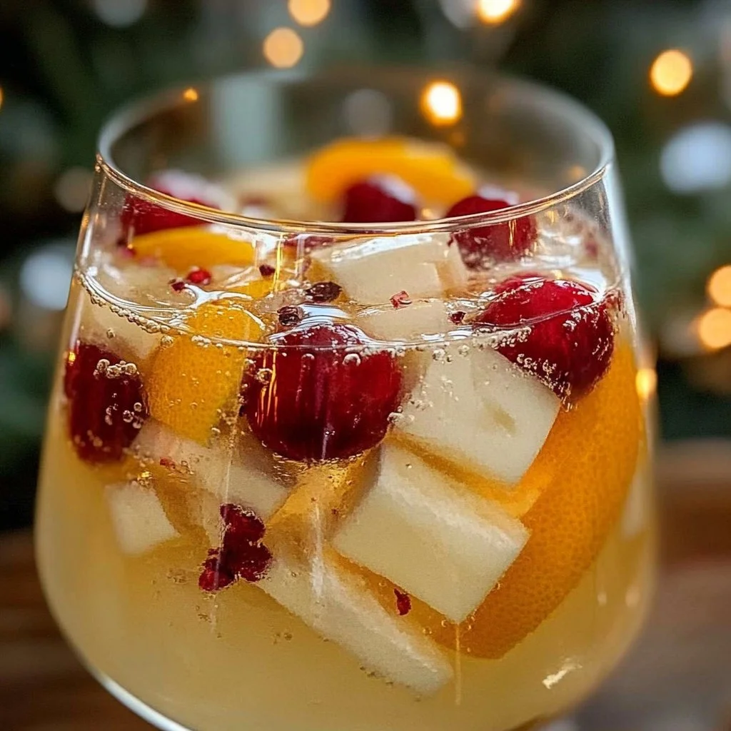 Irresistible White Christmas Sangria