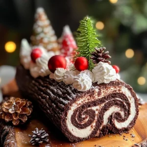 WOODLAND CHOCOLATE YULE LOG