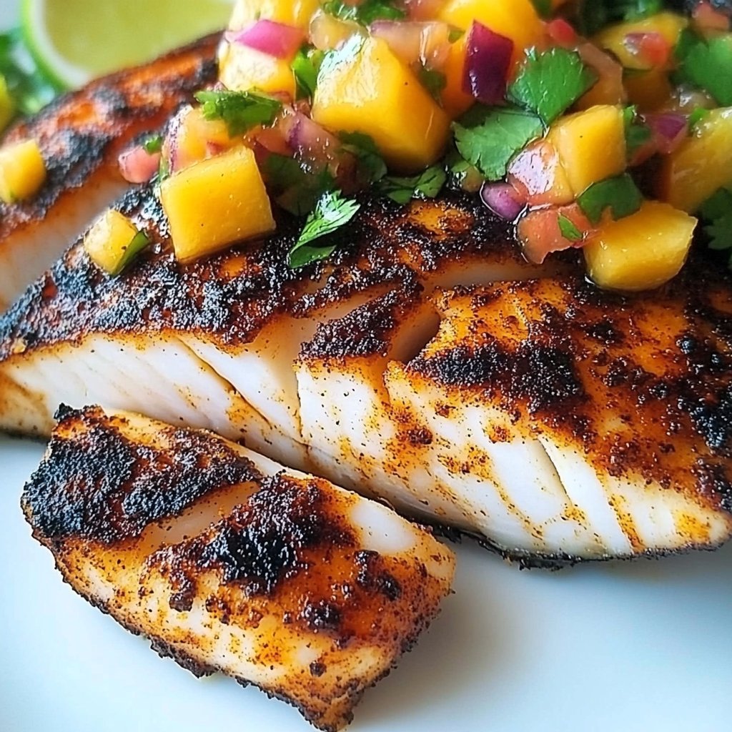 Irresistible Blackened Tilapia with Mango Salsa