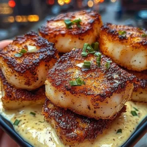 Delicious Cajun Cod Bites served with creamy garlic mayo dip