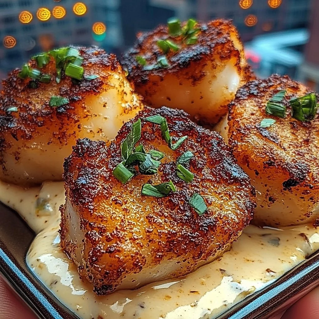 Cajun Cod Bites with Creamy Garlic Mayo