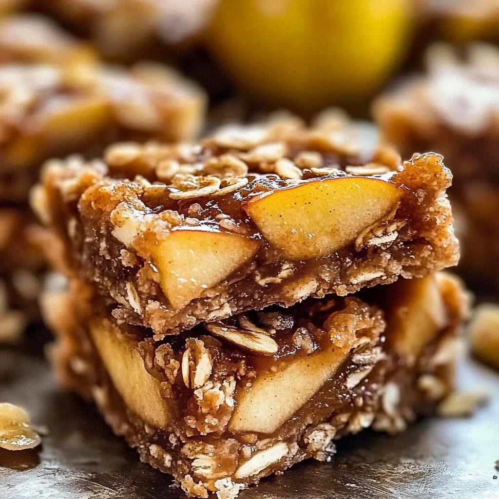 Chewy Apple Cinnamon Breakfast Bars