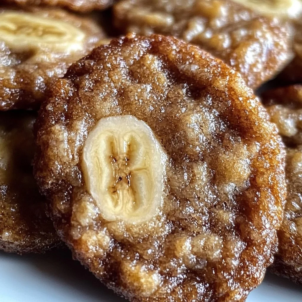 Chewy Banana Bread Cookies