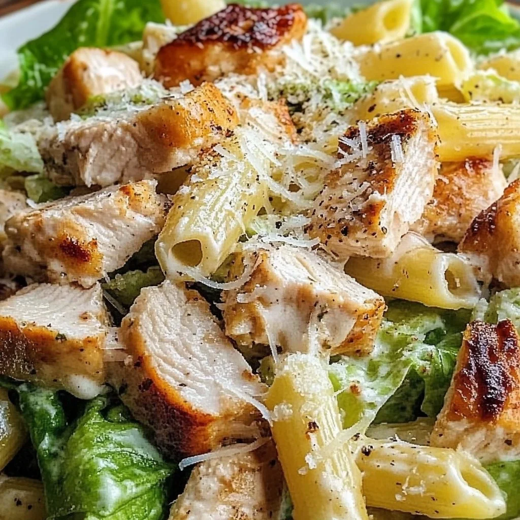 Chicken Caesar Pasta Salad