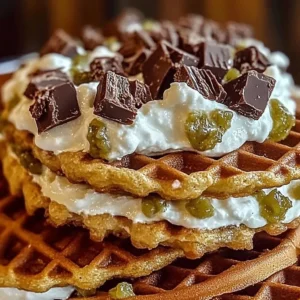 Chocolate cannoli pizzelle sandwiches with a rich filling and crispy edges.