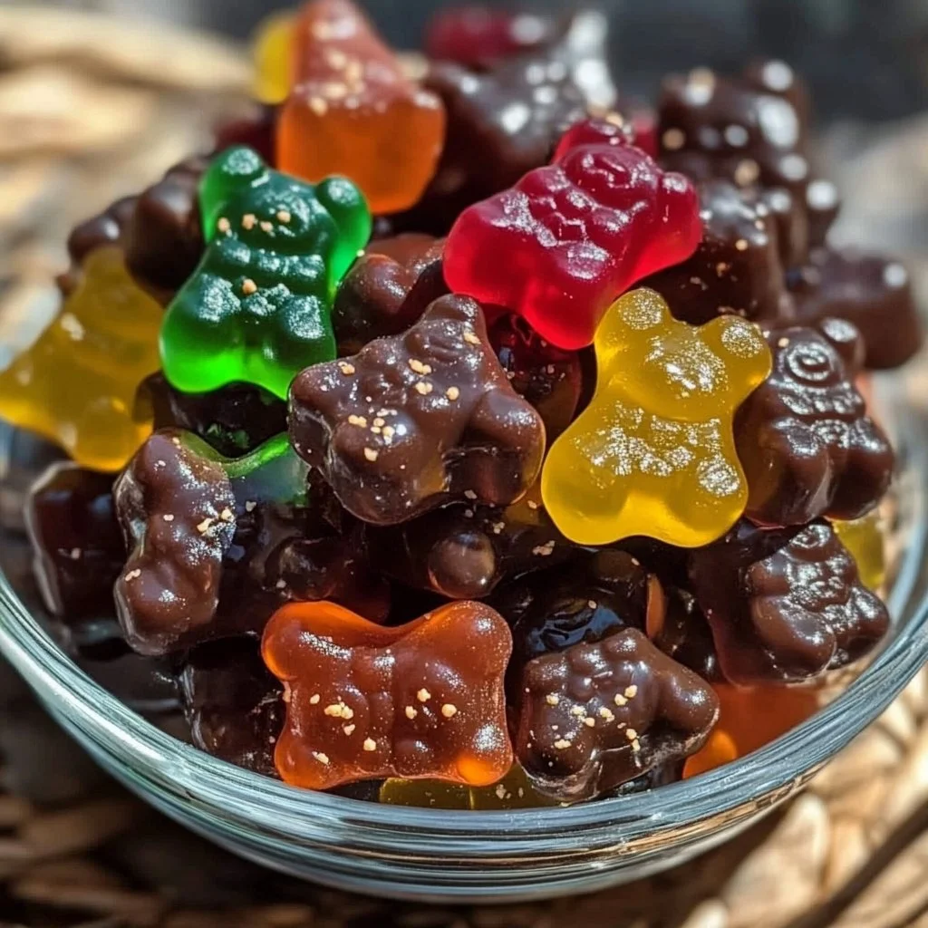 Chocolate-Dipped Haribo Gummy Bears