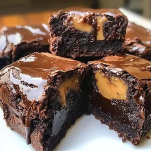 Decadent Chocolate Peanut Butter Brownie Bites ready to savor