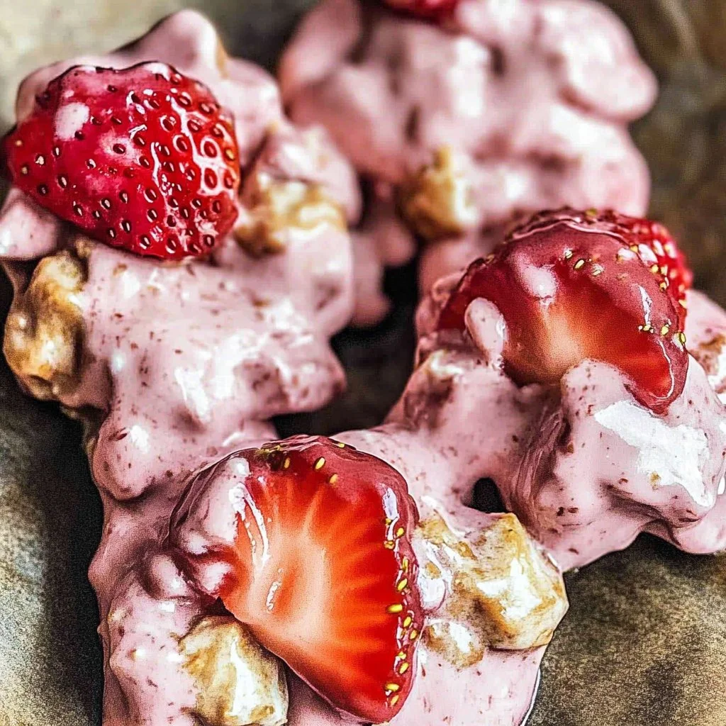 Delicious Chocolate Strawberry Yogurt Clusters for a sweet treat