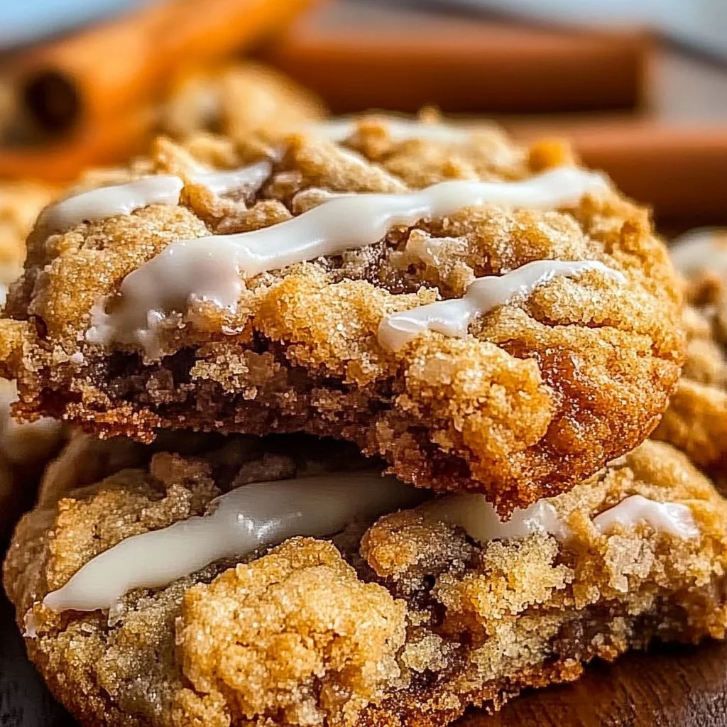 Delicious coffee cake cookies with a crumbly topping and rich flavor.