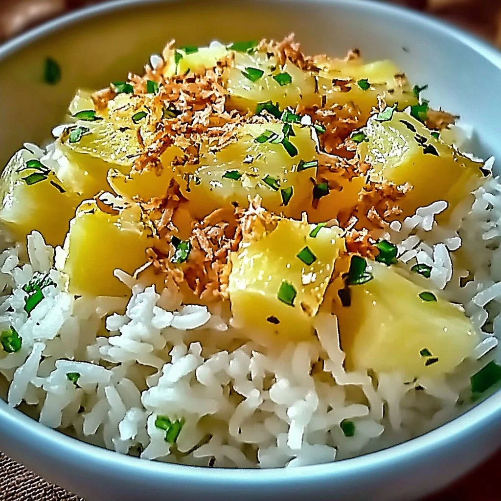 Creamy Coconut Pineapple Rice