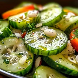 Refreshing Cucumber Ranch Crack Salad with creamy dressing and fresh veggies