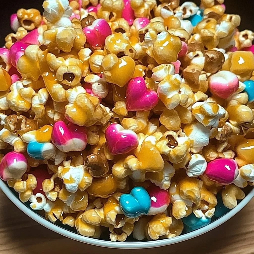 Cupid Crunch Popcorn for Valentine's Day celebrations with sweet moments.