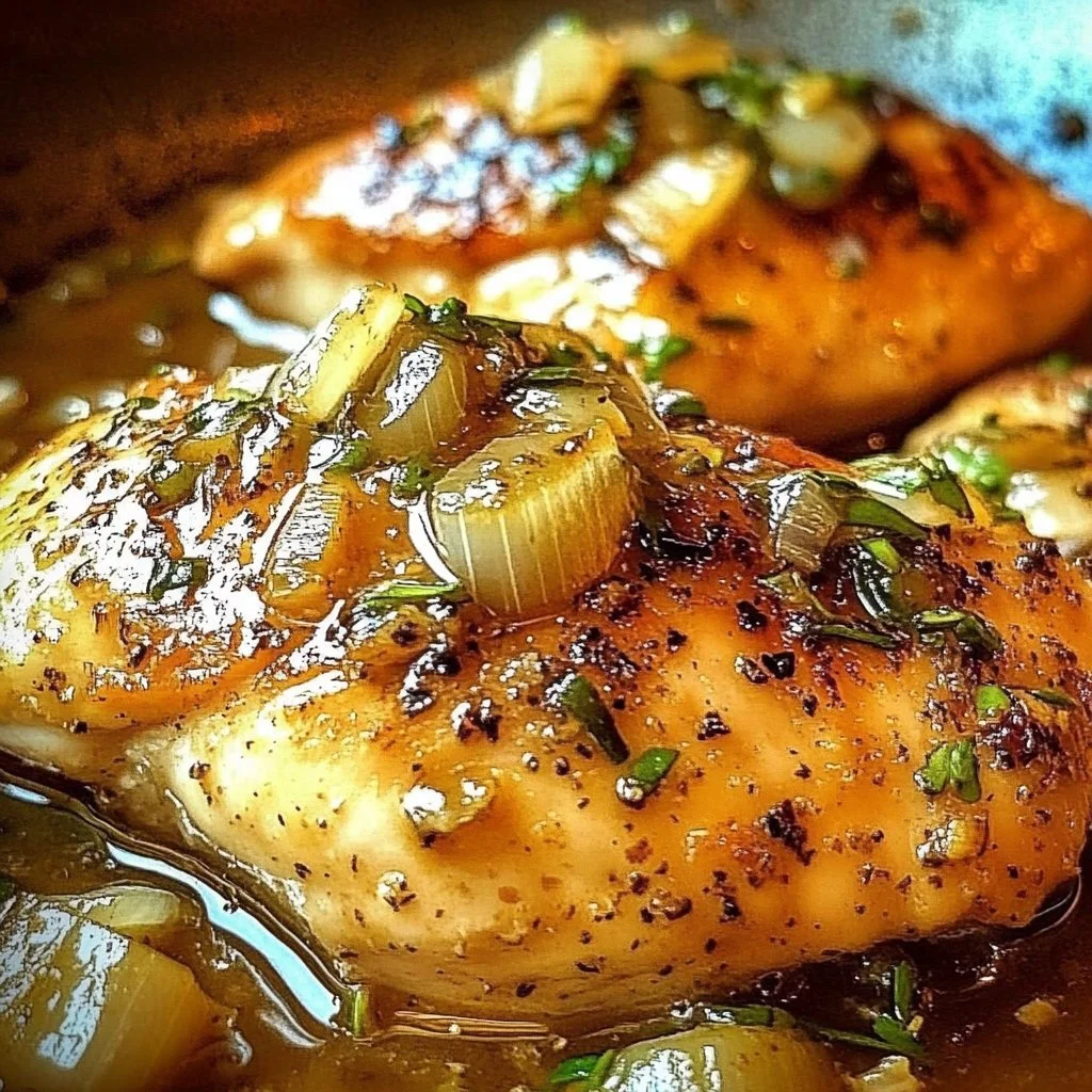 Delicious chicken riesling dish with flavorful sauce and tender meat.