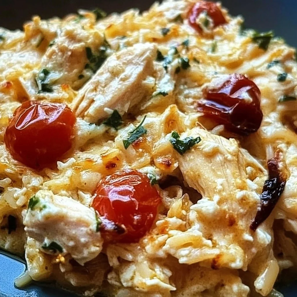 Dump and Bake Chicken Tzatziki Casserole in 30 Minutes