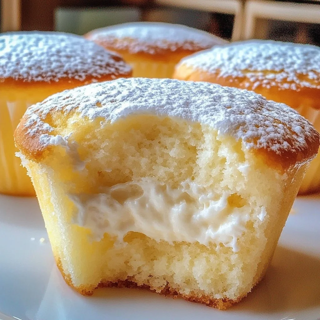 Easy Fluffy Japanese Cotton Cheesecake Cupcakes