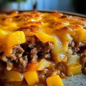 Delicious Easy Hobo Casserole served in a bowl with toppings