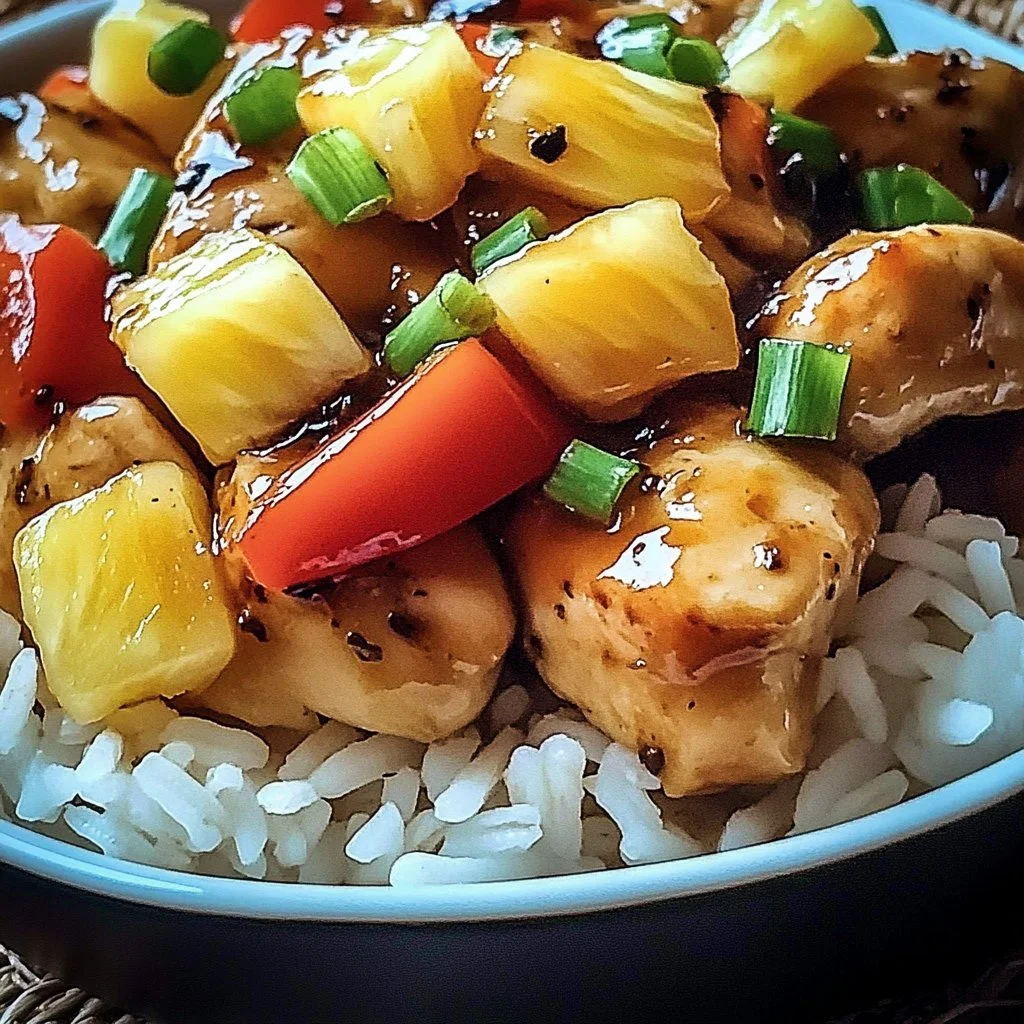 Easy Pineapple Chicken with Rice