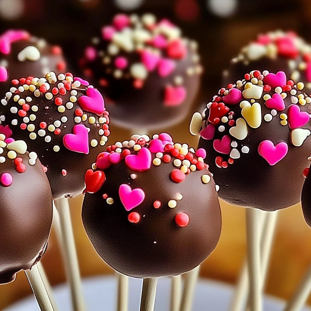 Easy Valentine's Day Cake Pops