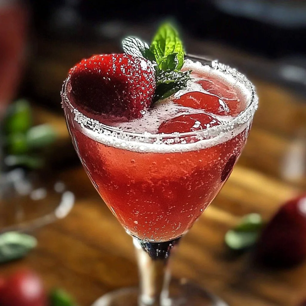 A collection of enchanting Valentine's Day drinks with vibrant colors and romantic garnishes.