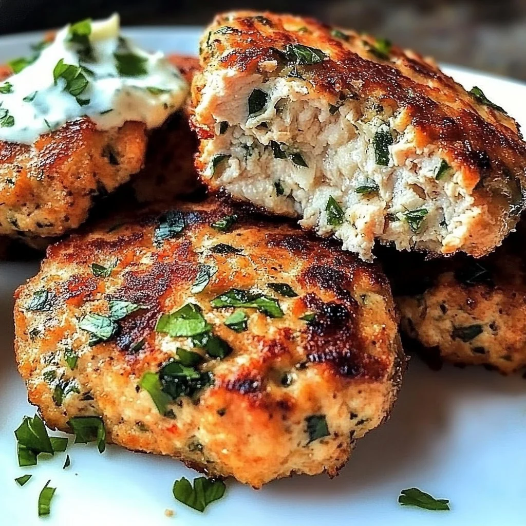 Flavorful Mediterranean Chicken Patties