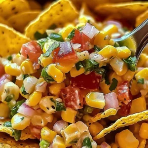 Delicious Frito Corn Salad served in a bowl, perfect for summer gatherings