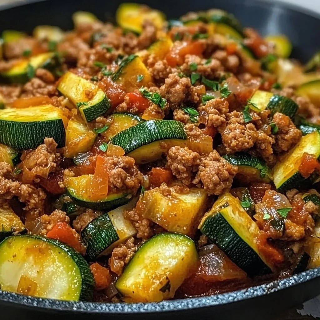 Ground Turkey Zucchini Skillet: 25-Minute Deliciousness