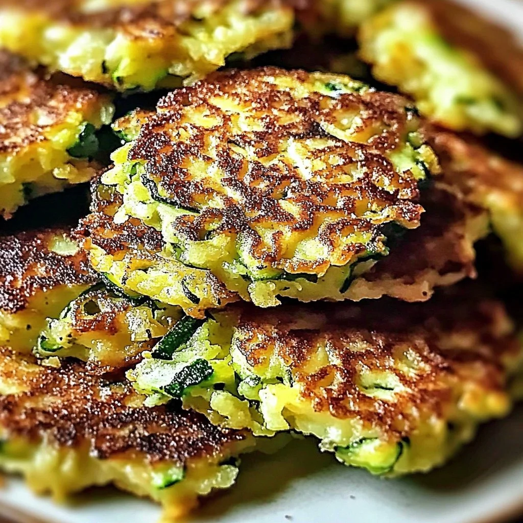 Healthy zucchini fritters served on a plate with dipping sauce