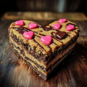 Heart-shaped cookie cake decorated with frosting and sprinkles