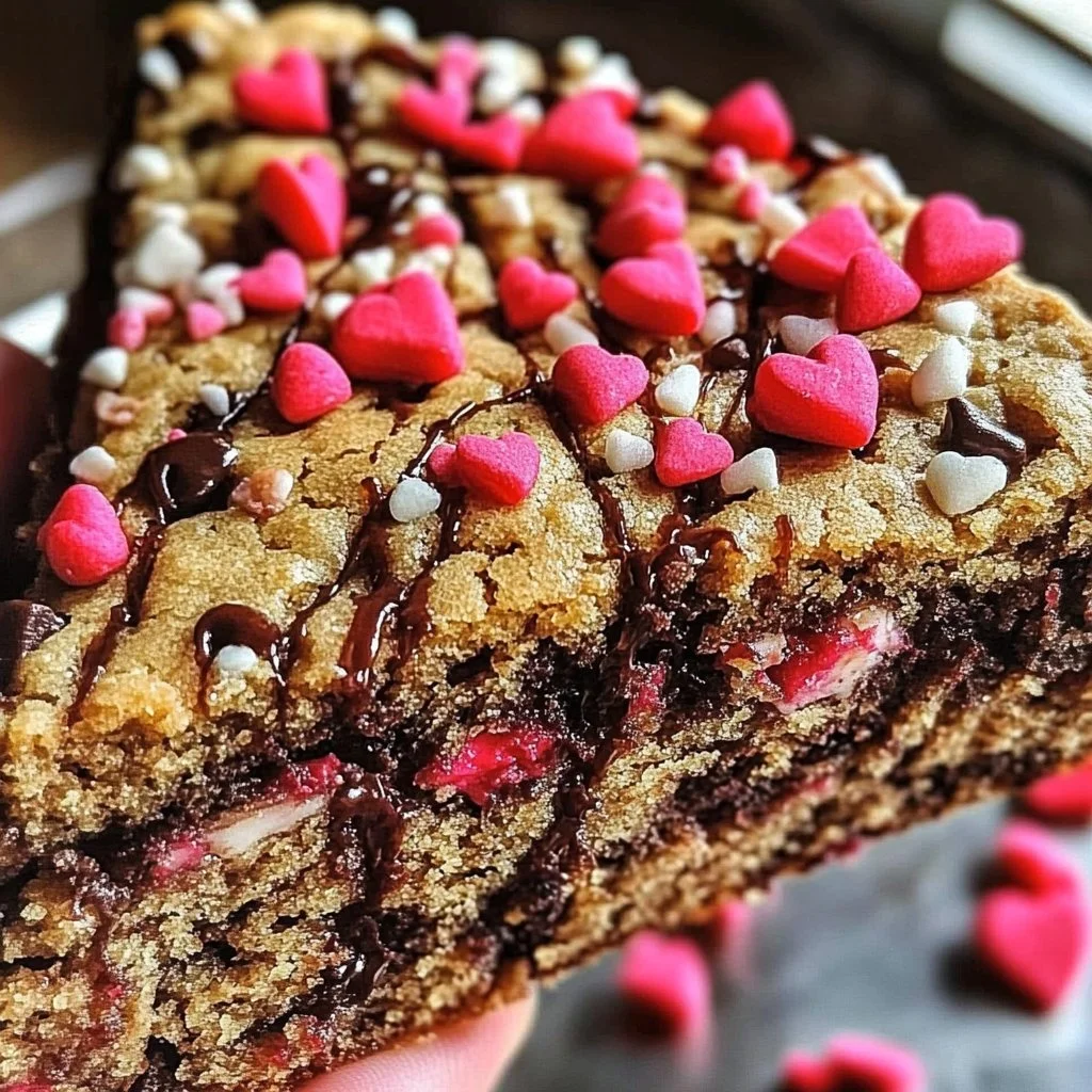 Heart Cookie Cake