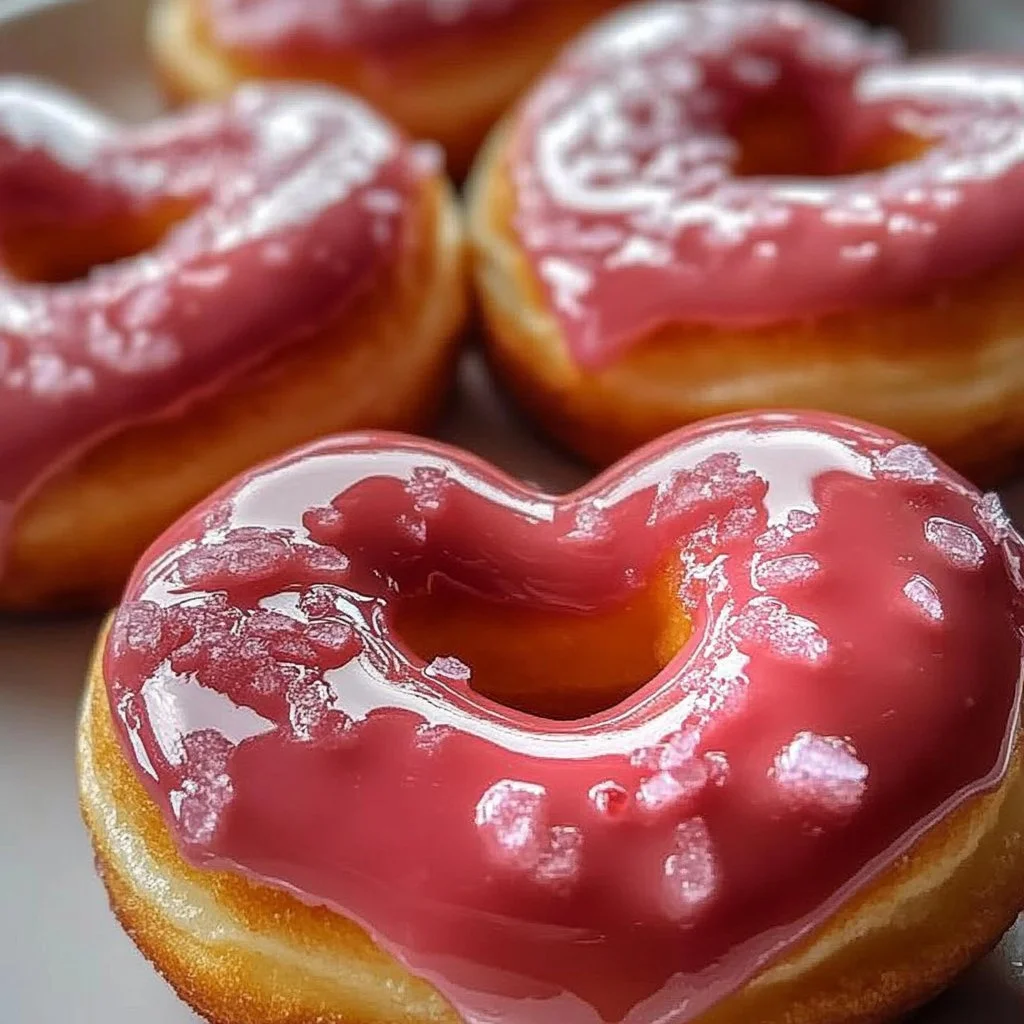 Heart-Shaped Donuts