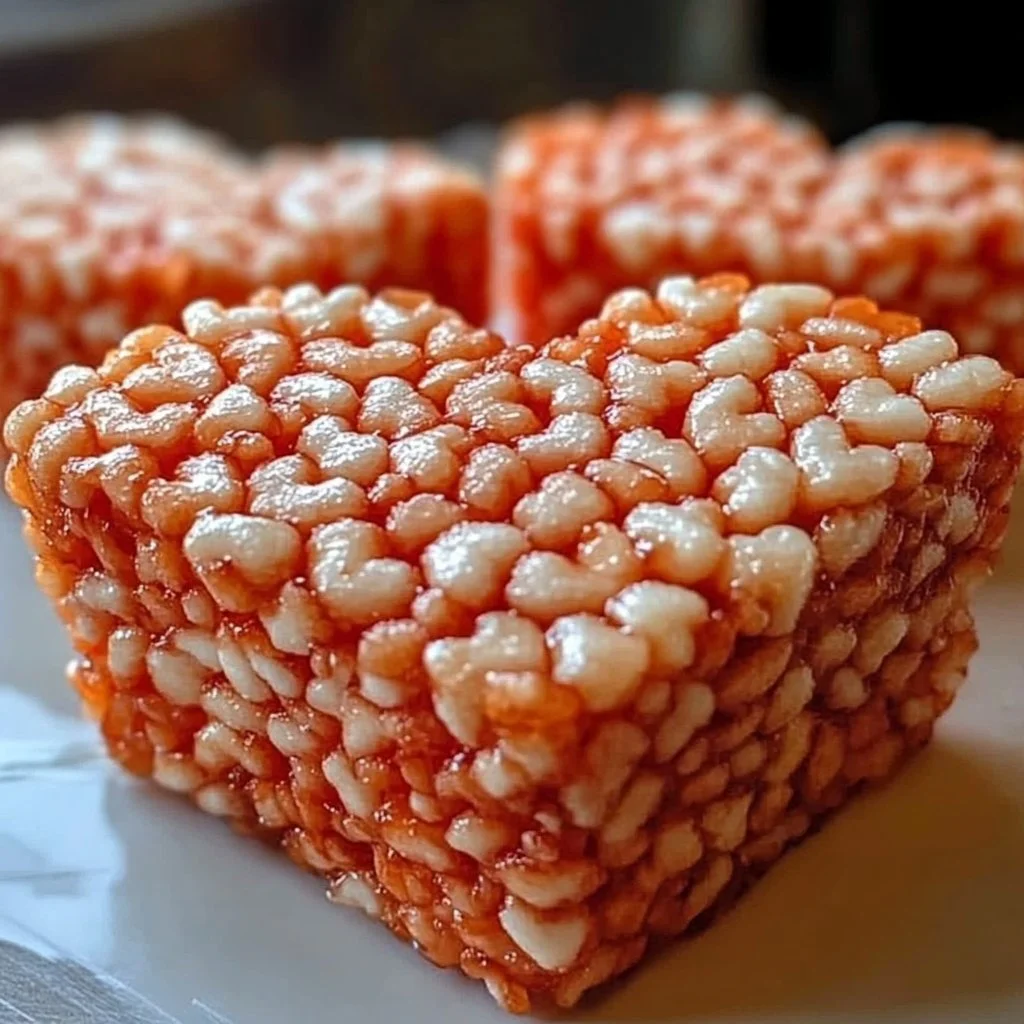 Heart-Shaped Rice Crispy Treats