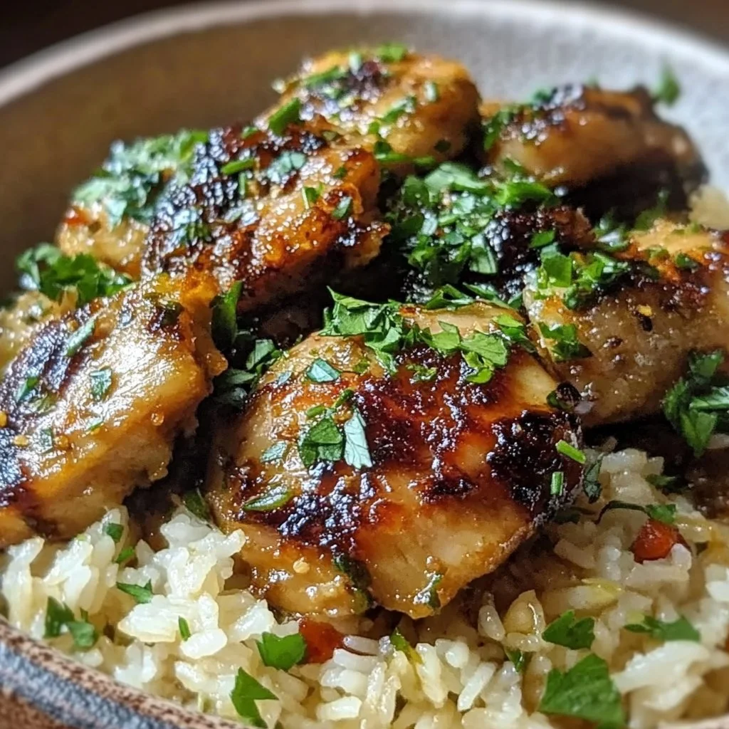 Irresistible Herb Chicken Rice