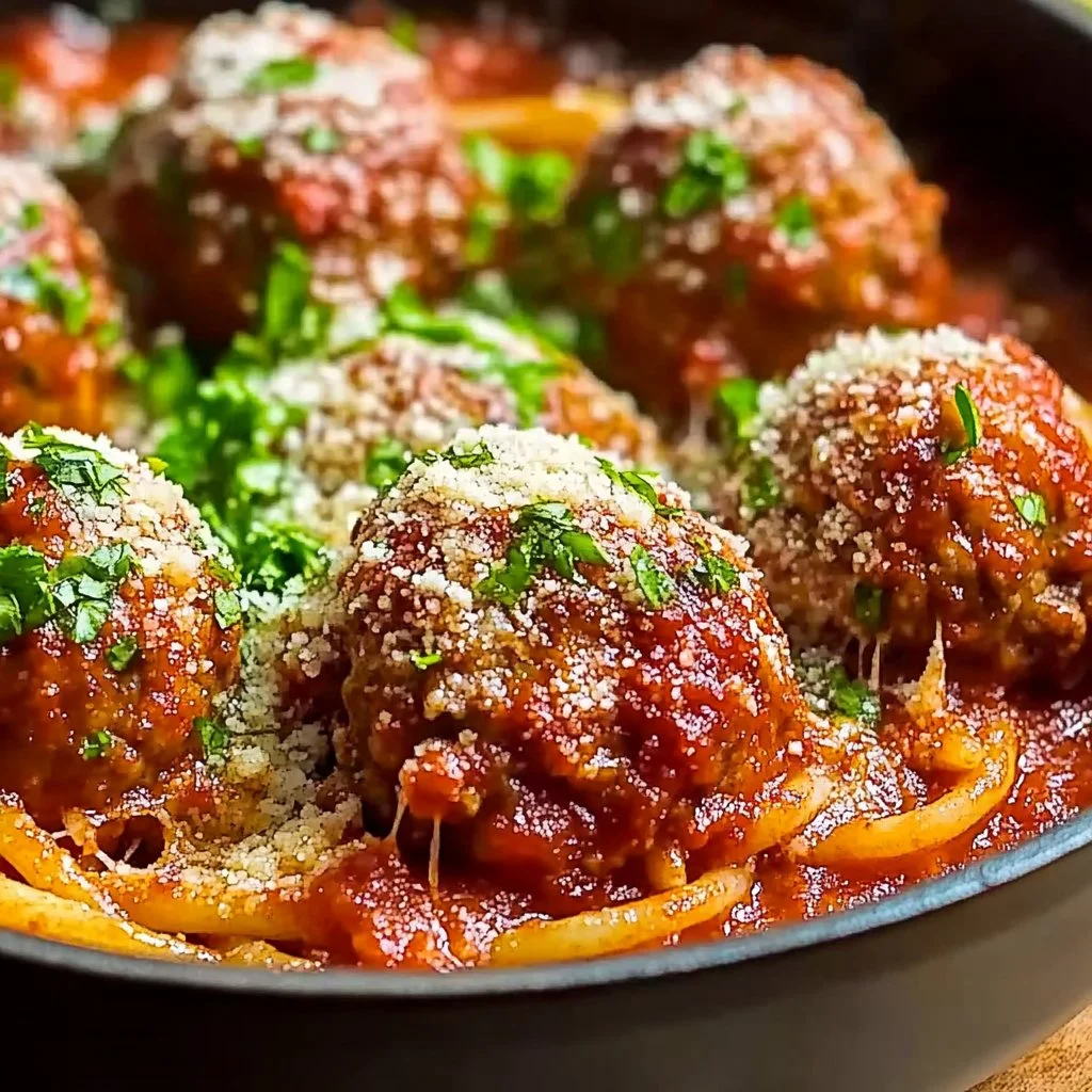 Homemade Classic Spaghetti and Meatballs