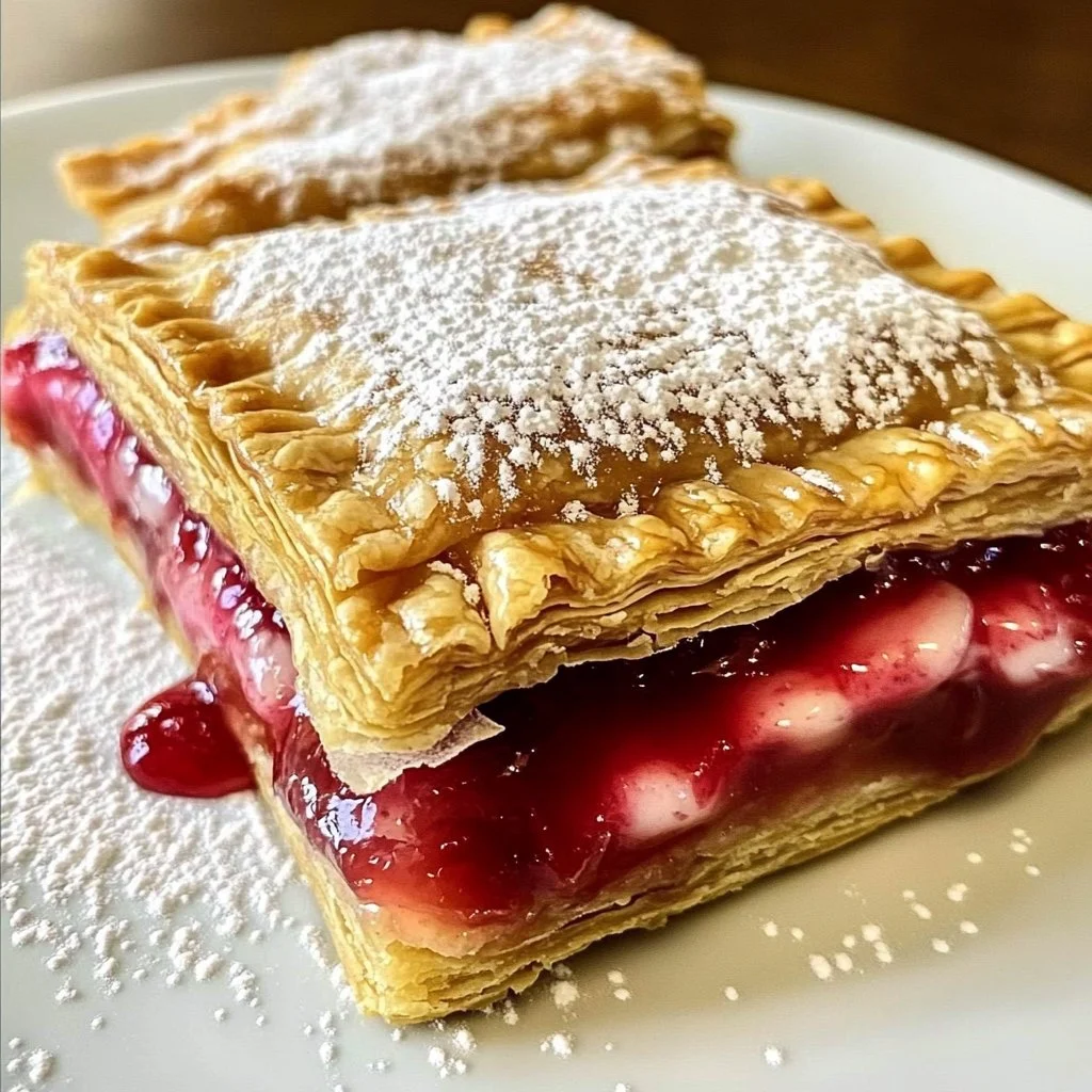 Delicious homemade pop tarts made with flaky pie crust and sweet fillings