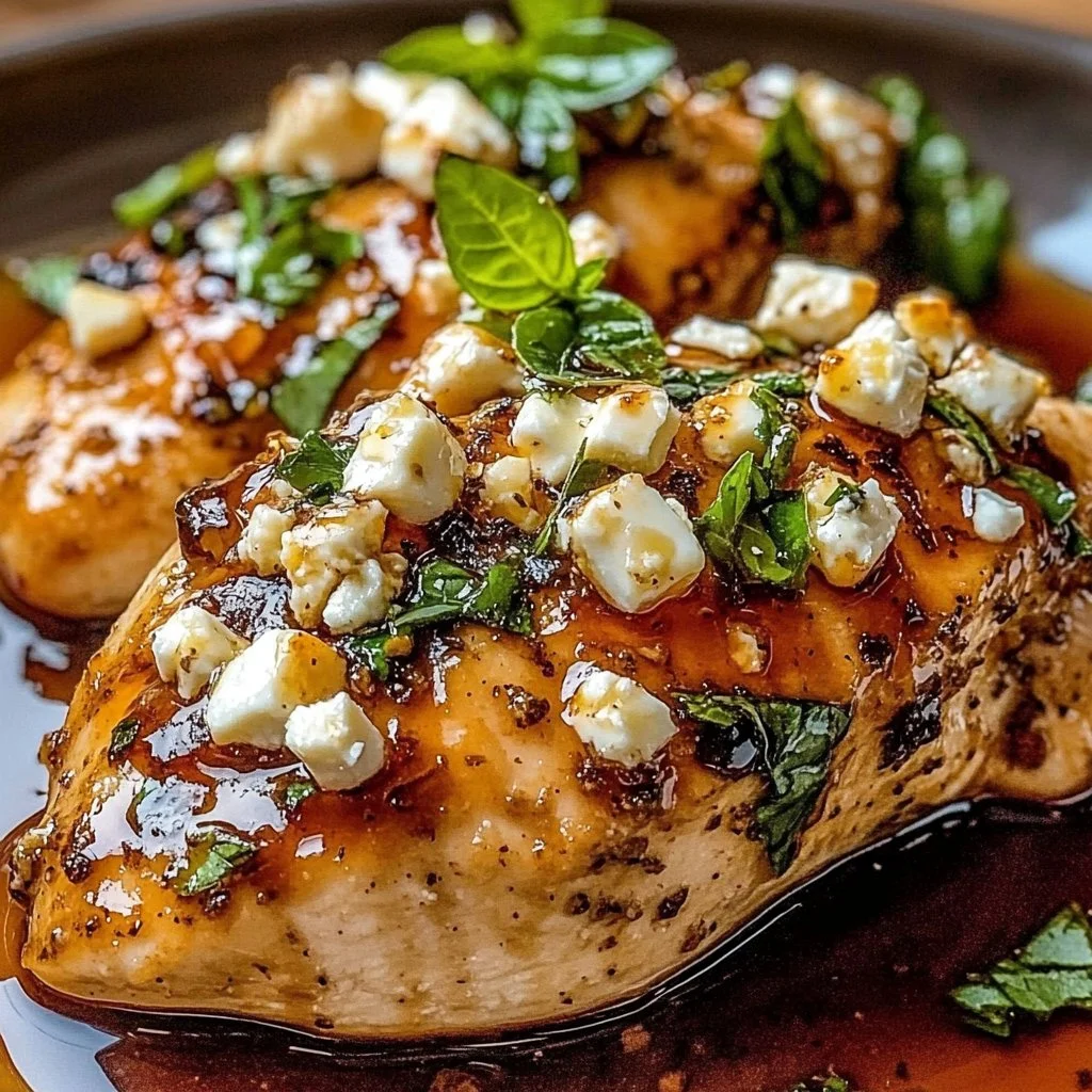 Hot Honey Infused Feta Chicken