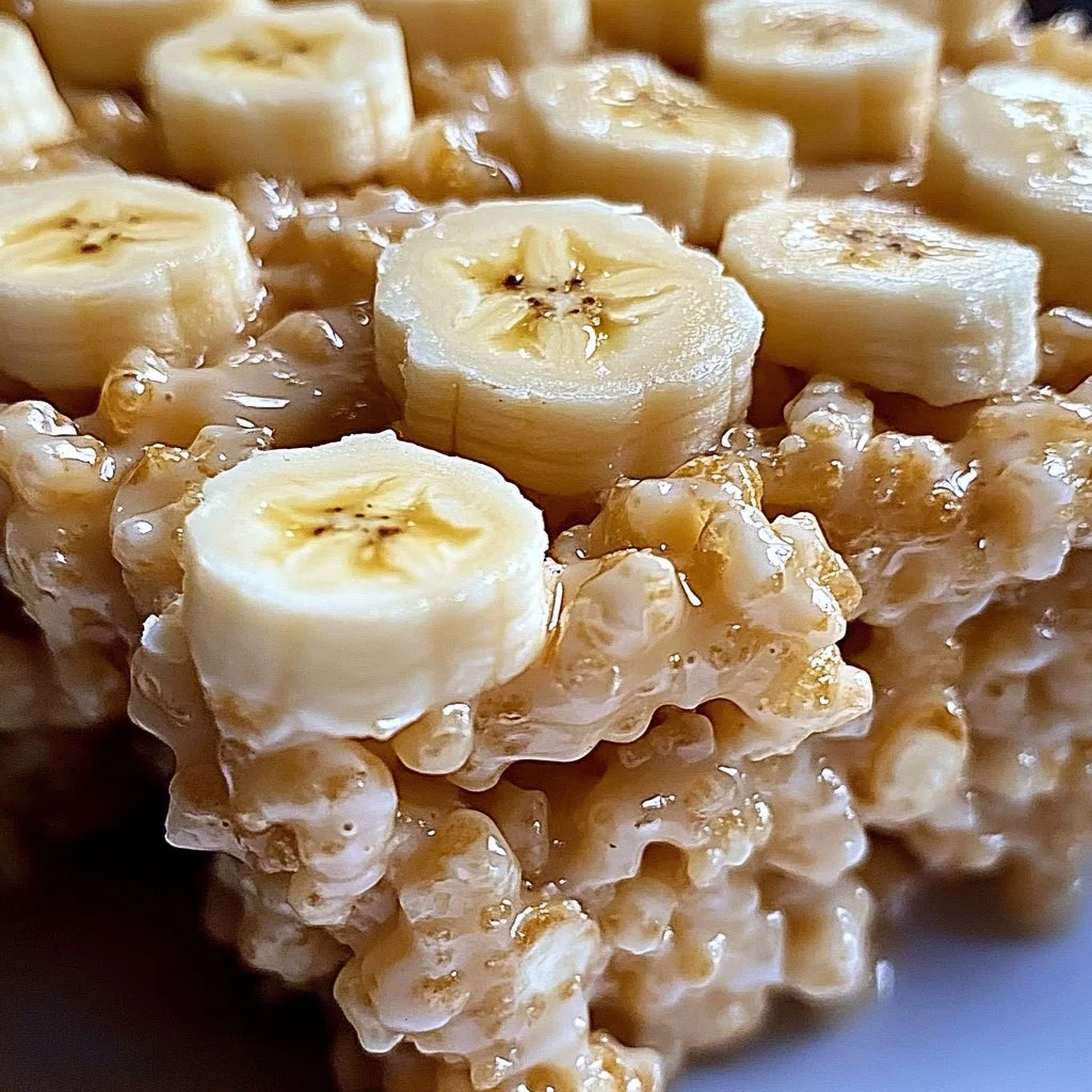 Irresistible Banana Pudding Rice Krispie Treats