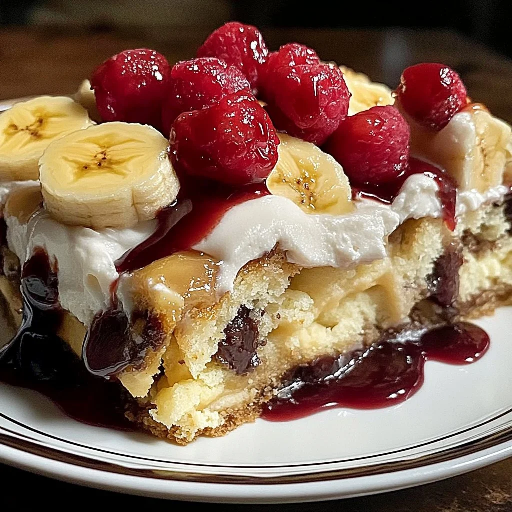 Irresistible Banana Split Dump Cake