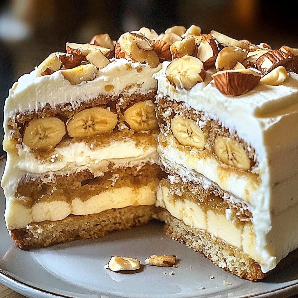 Irresistible Banana Walnut Cream Cake: 7 Sweet Moments of Bliss