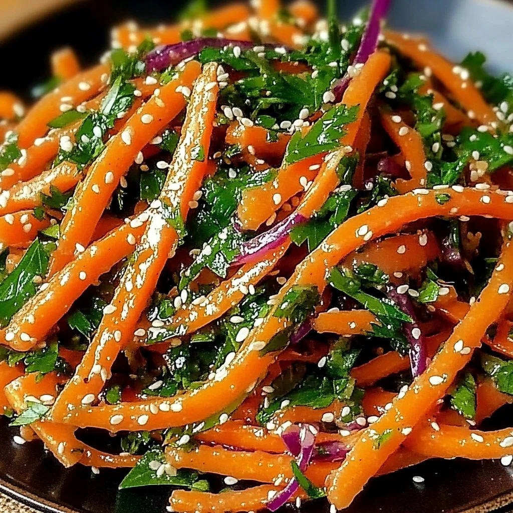 Irresistible Carrot Sesame Salad