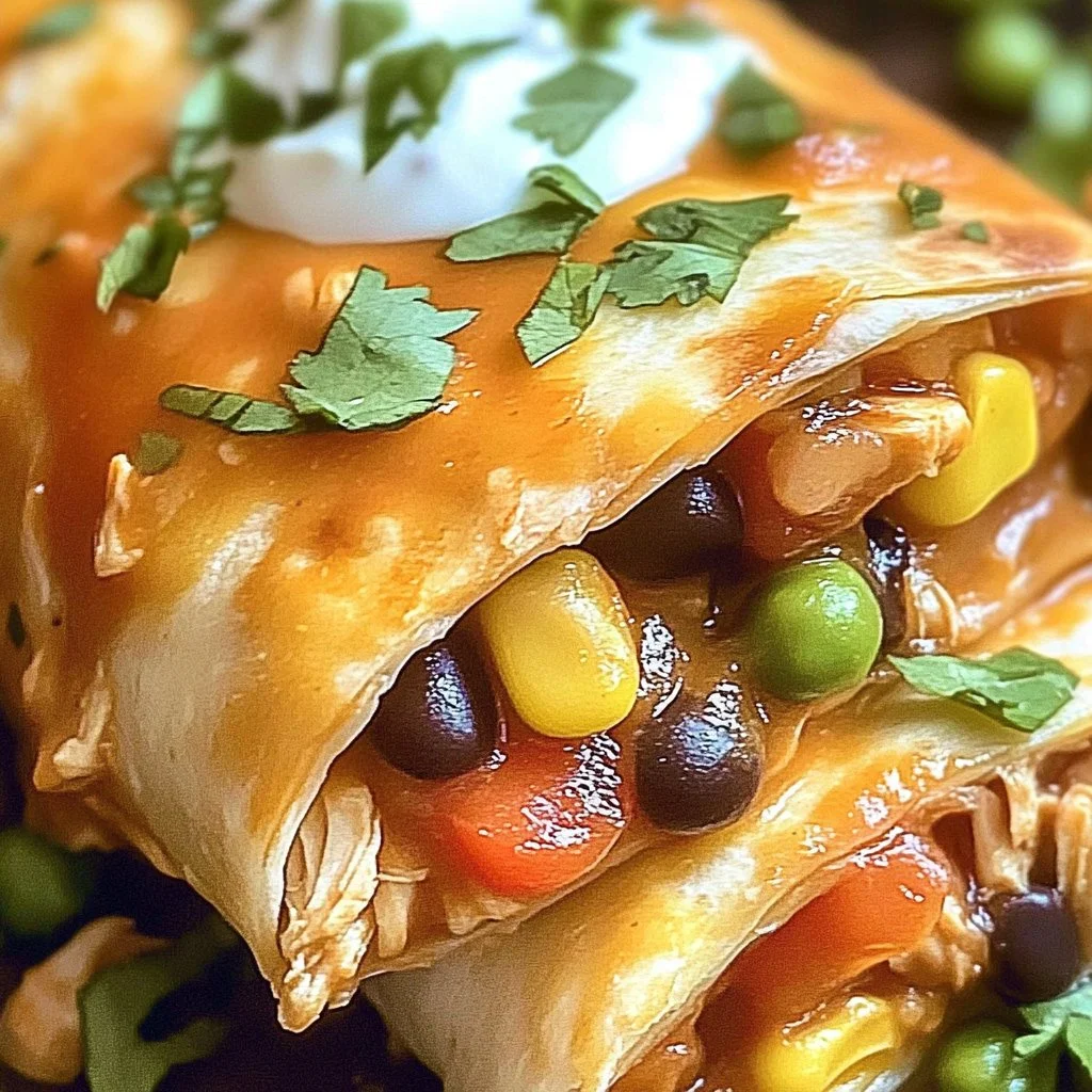 Delicious homemade chicken chimichanga served with salsa and guacamole