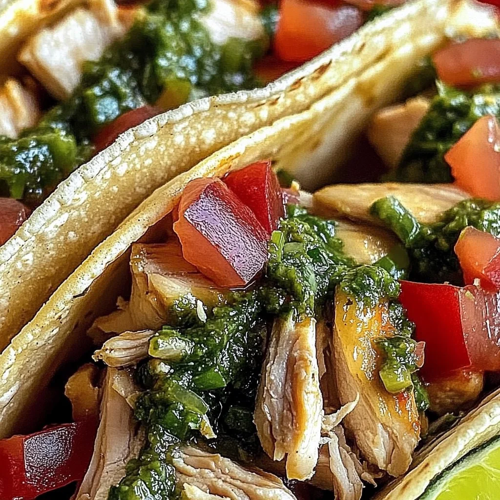 Irresistible Chicken Chimichurri Tacos: 5 Steps to Flavor Bliss