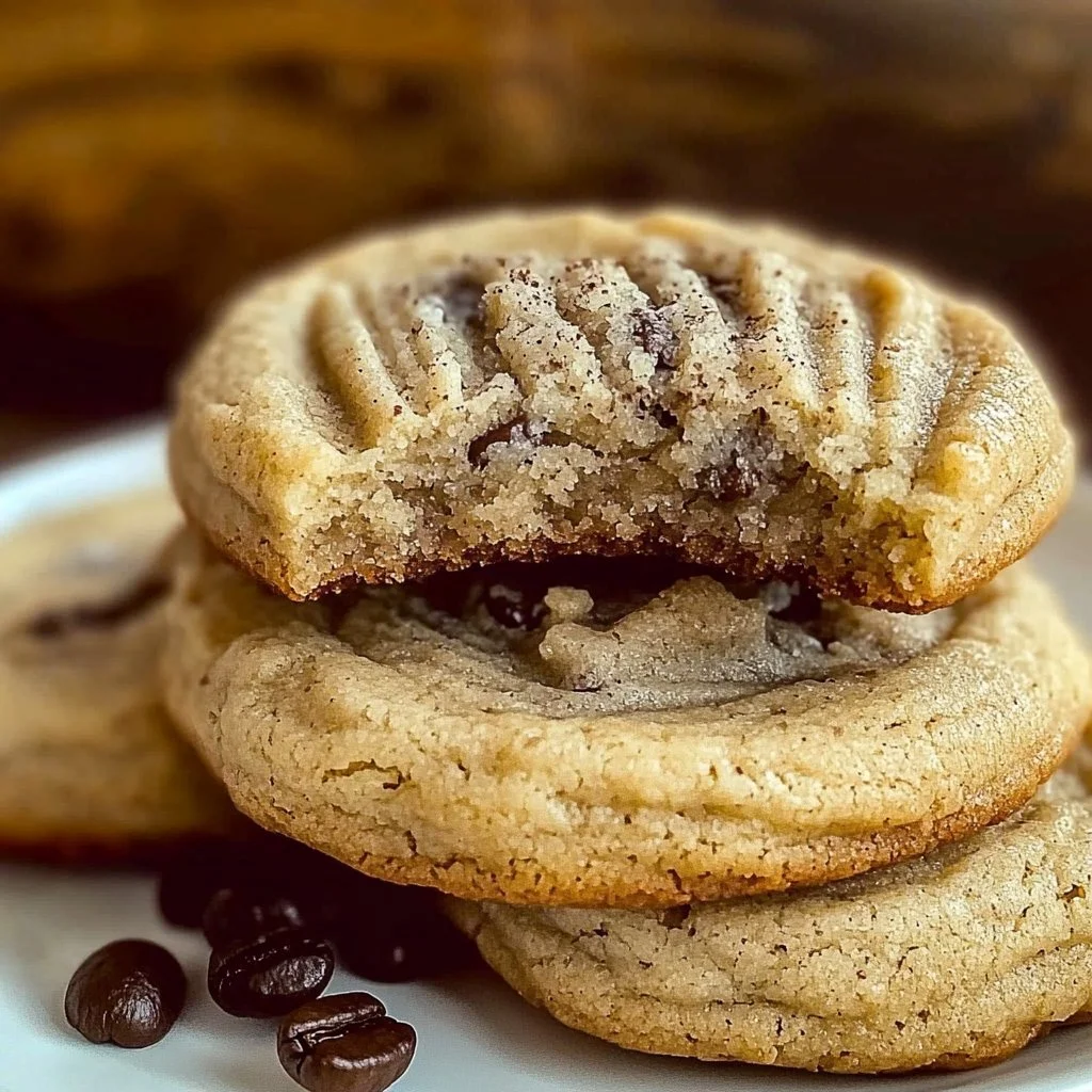 Irresistible coffee sugar cookies with a rich coffee flavor and sweet sugar topping