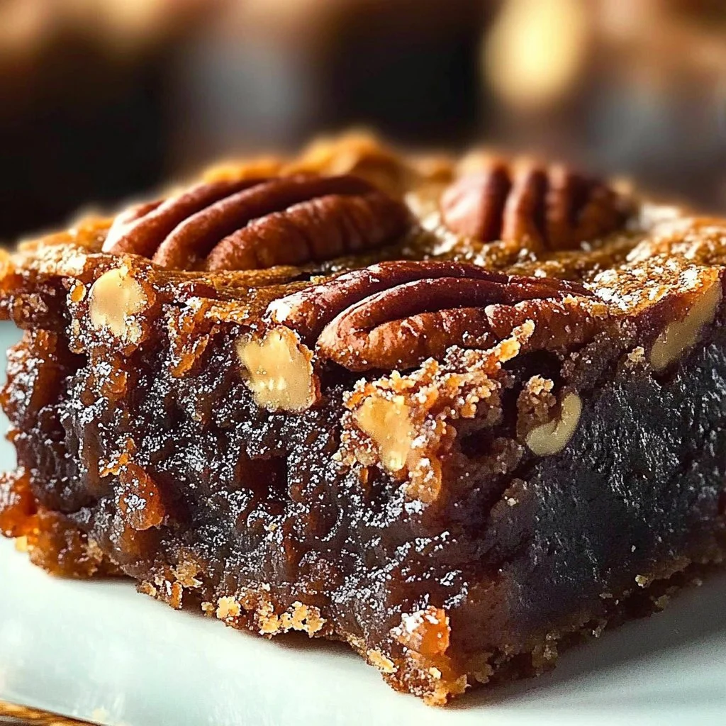 Irresistible Easy Pecan Pie Brownies