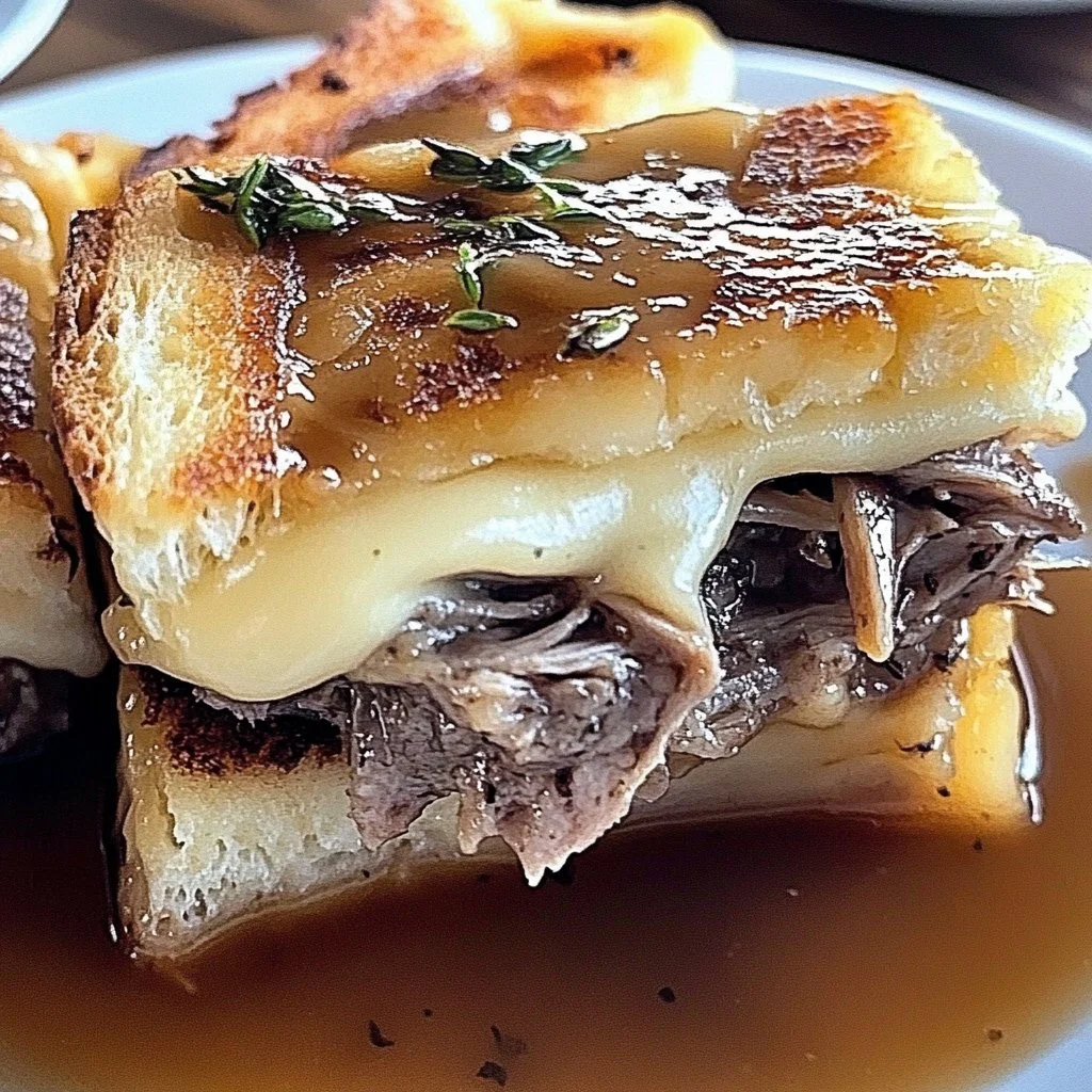 Irresistible French Dip Squares