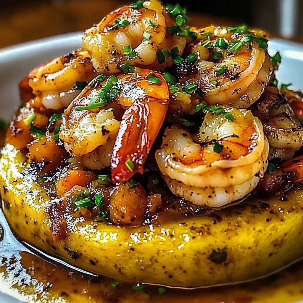Irresistible Garlic Shrimp Mofongo