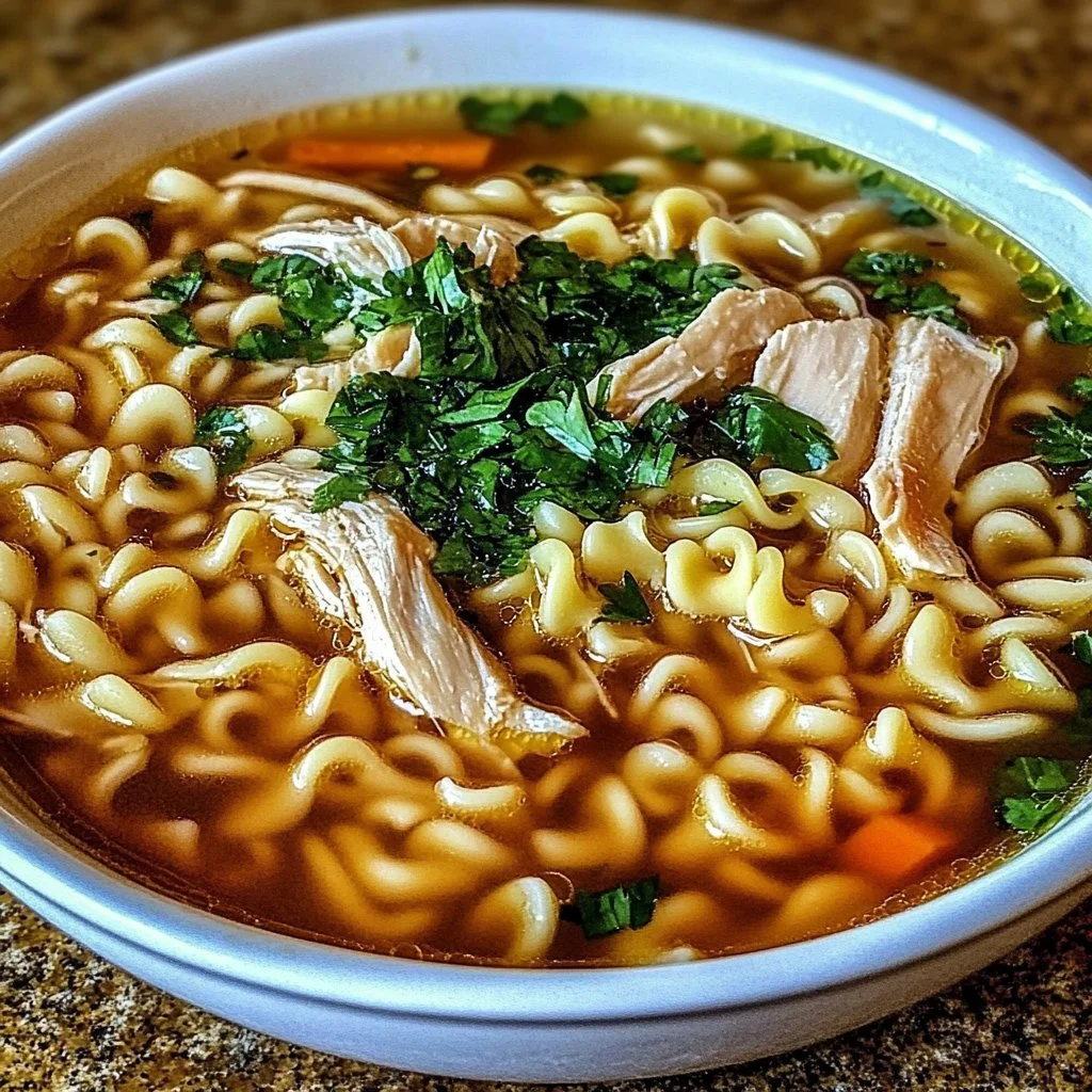 Irresistible Ginger Garlic Chicken Noodle Soup