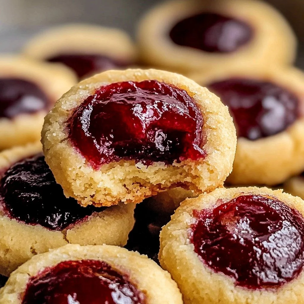 Irresistible Gluten-Free Cherry Pie Thumbprint Cookies