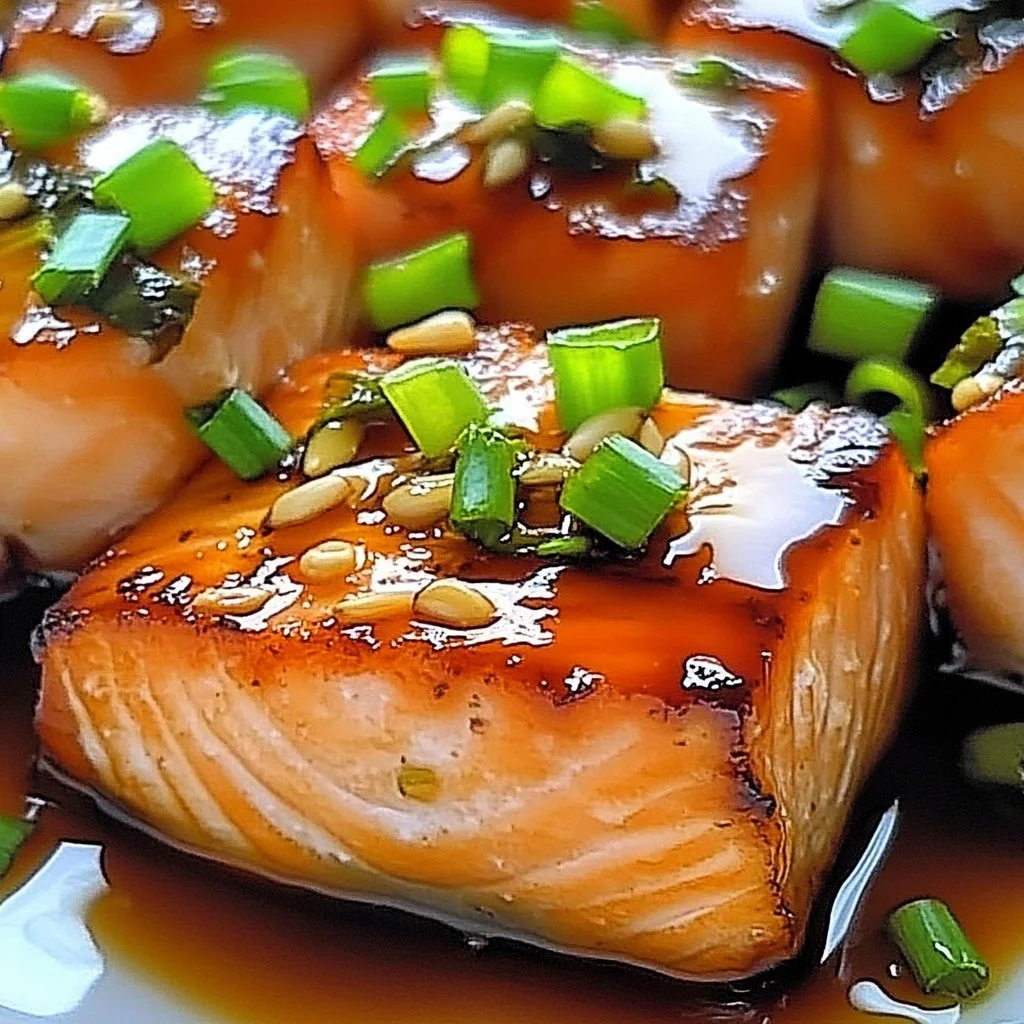 Irresistible Honey Garlic Salmon Bites